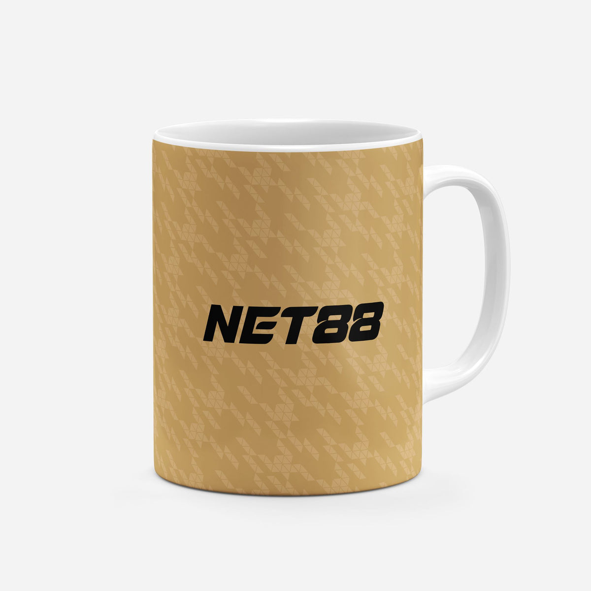 Mug with the Crystal Palace 2025-26 Away football shirt design by RIPA Football