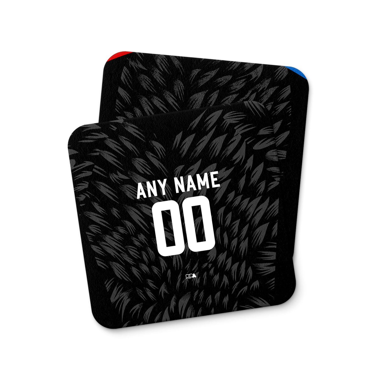 Coaster with the Crystal Palace 2026-27 Away football shirt design by RIPA Football