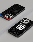 Phone case with the Crystal Palace 2026-27 Away football shirt design by RIPA Football