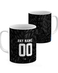 Mug with the Crystal Palace 2026-27 Away football shirt design by RIPA Football