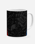 Mug with the Crystal Palace 2026-27 Away football shirt design by RIPA Football