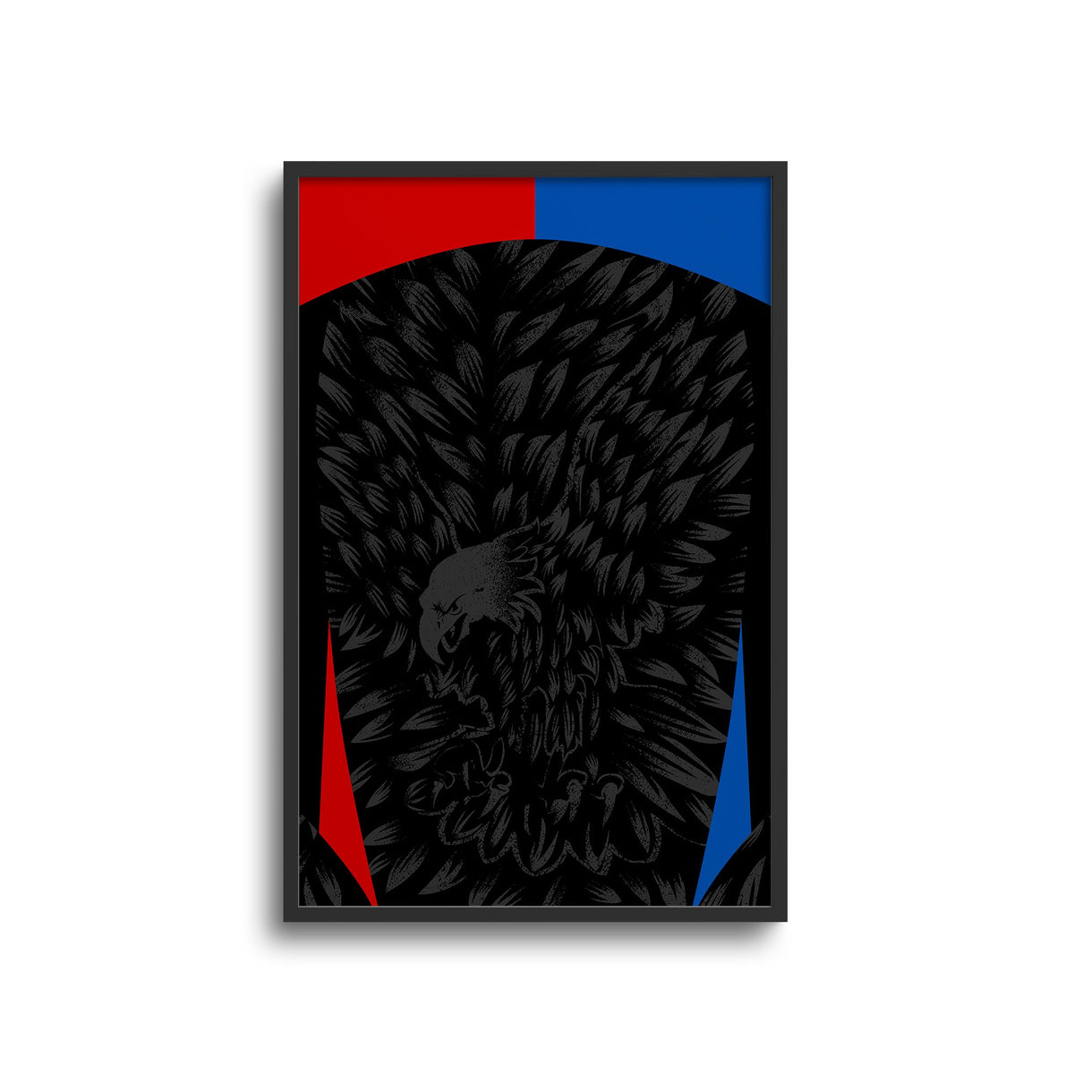 Print with the Crystal Palace 2026-27 Away football shirt design by RIPA Football