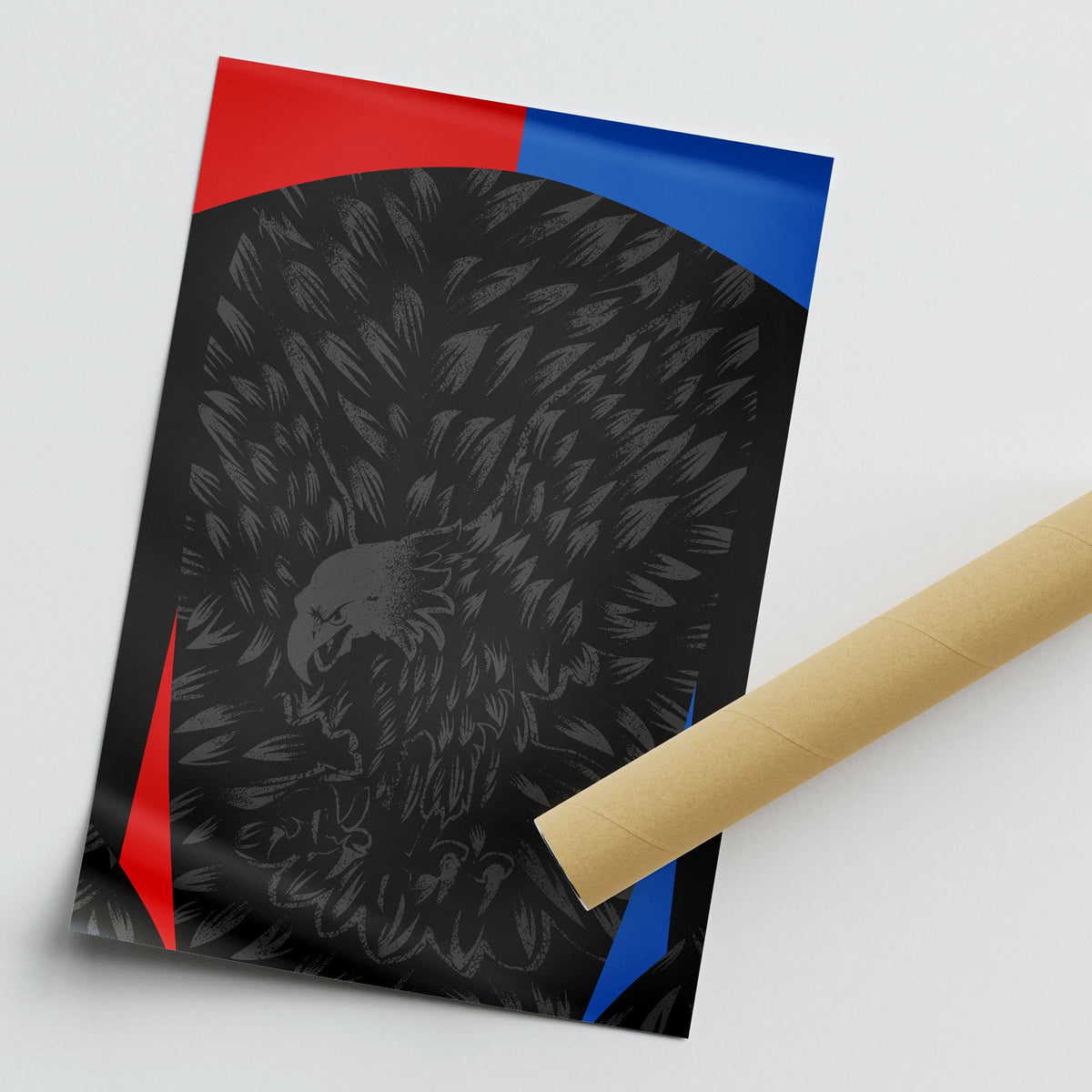 Print with the Crystal Palace 2026-27 Away football shirt design by RIPA Football