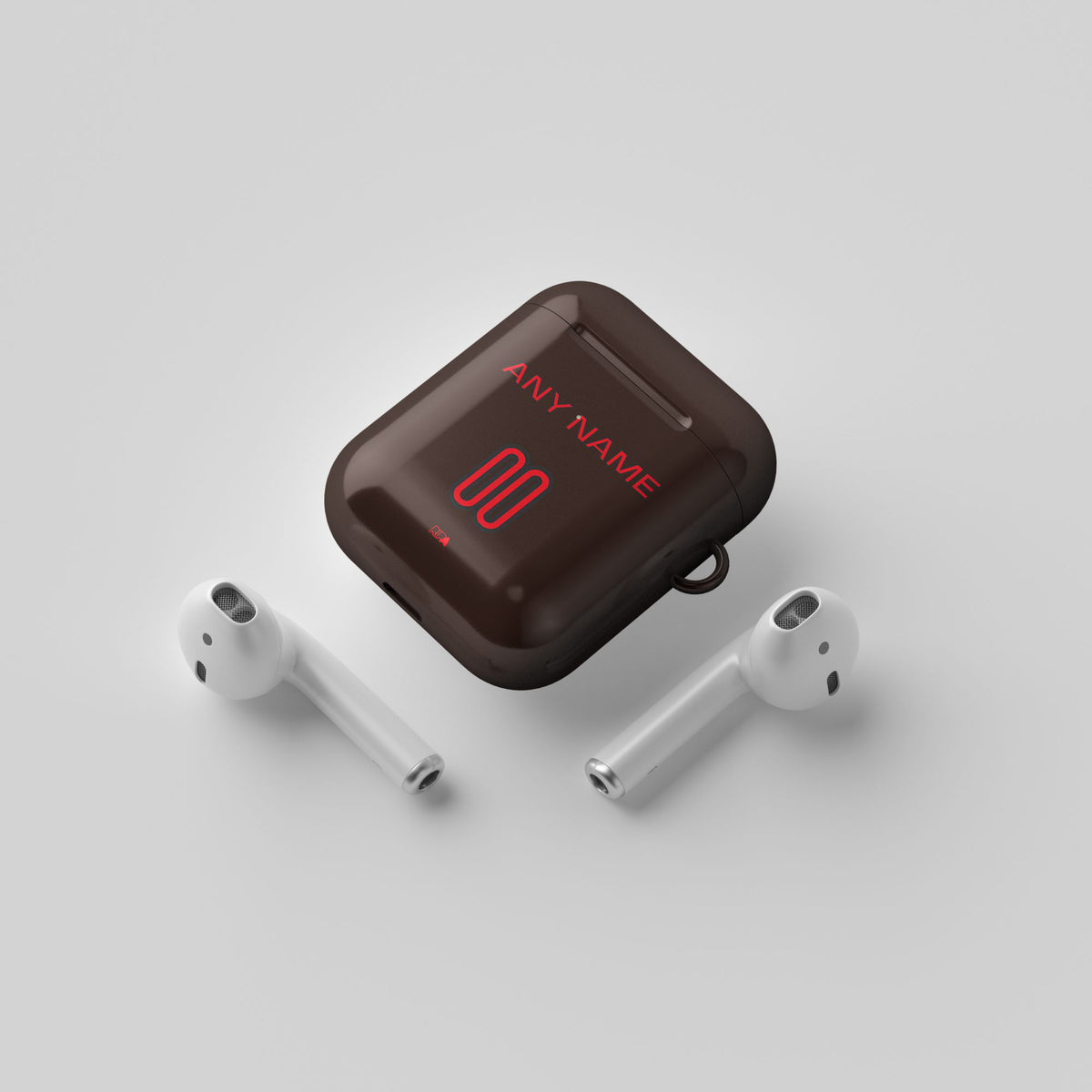 AirPods case with the Dinamo București 2026-27 Third football shirt design by RIPA Football