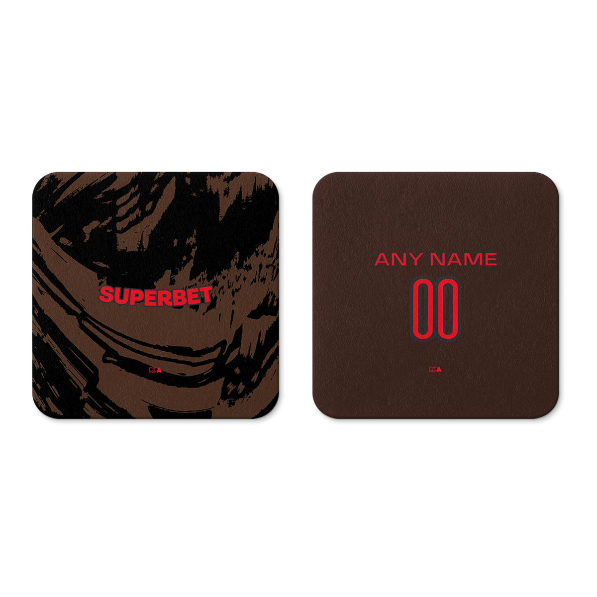 Coaster with the Dinamo București 2026-27 Third football shirt design by RIPA Football