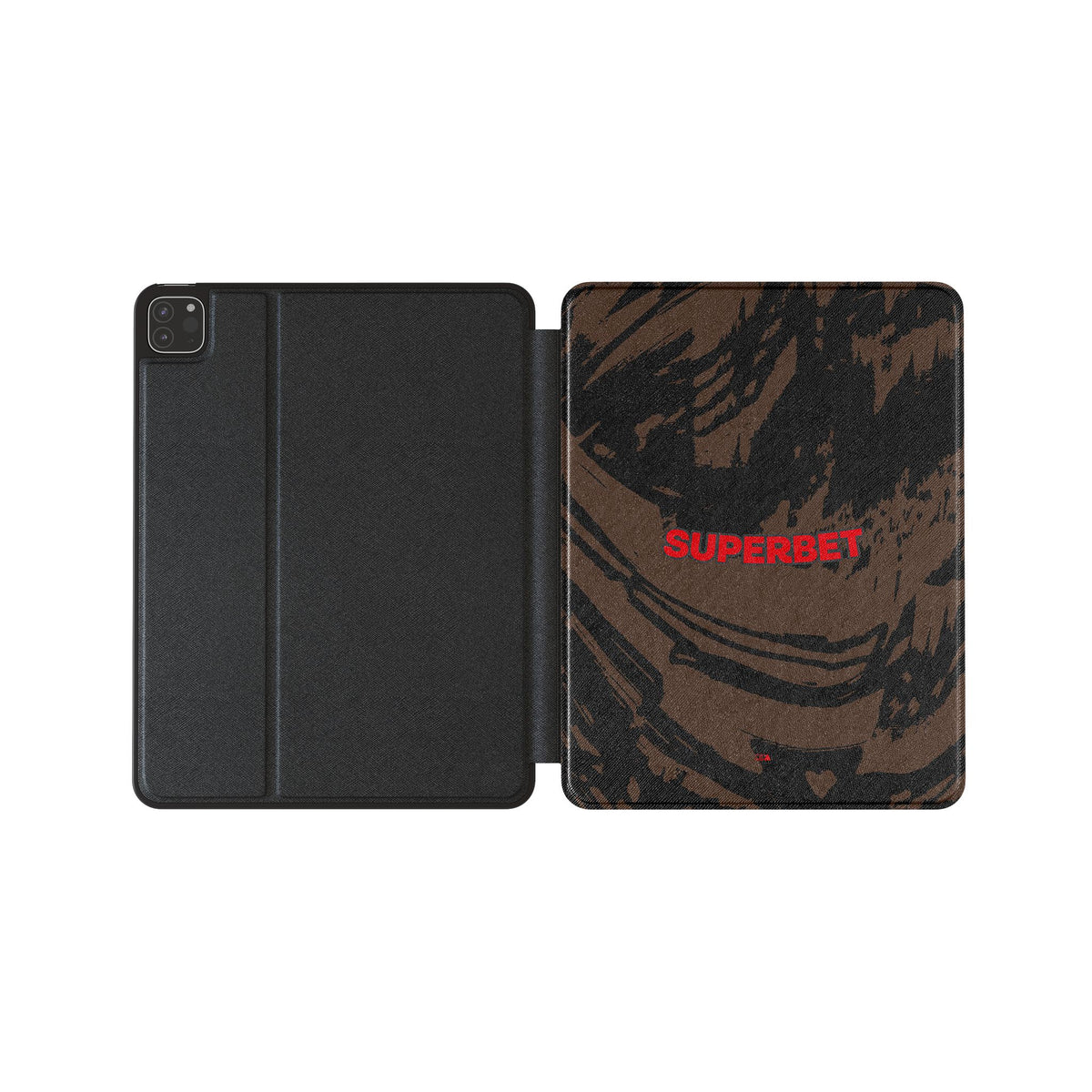 iPad case with the Dinamo București 2026-27 Third football shirt design by RIPA Football