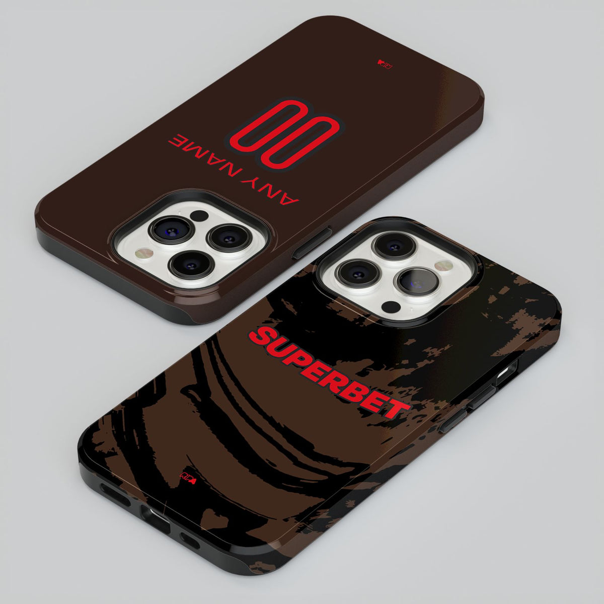 Phone case with the Dinamo București 2026-27 Third football shirt design by RIPA Football