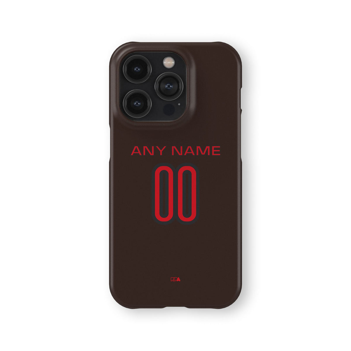 Phone case with the Dinamo București 2026-27 Third football shirt design by RIPA Football