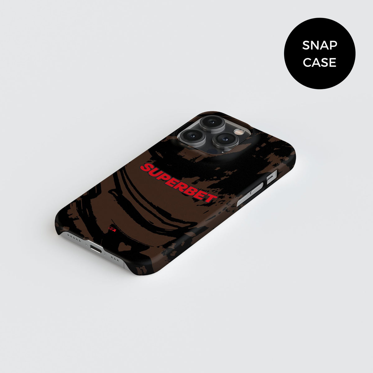 Phone case with the Dinamo București 2026-27 Third football shirt design by RIPA Football