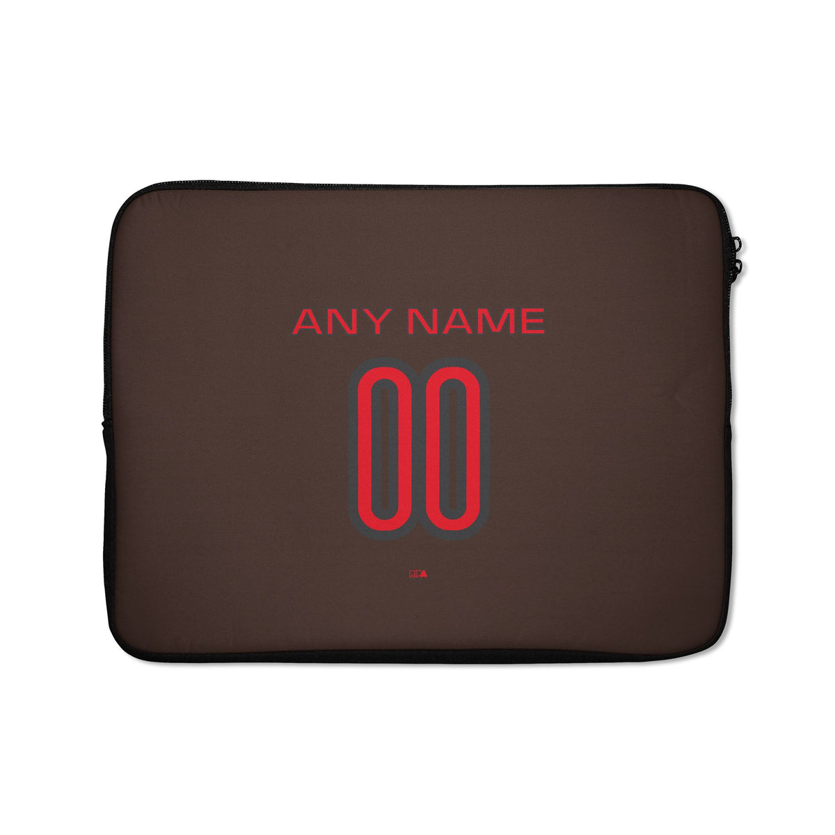 Laptop sleeve with the Dinamo București 2026-27 Third football shirt design by RIPA Football