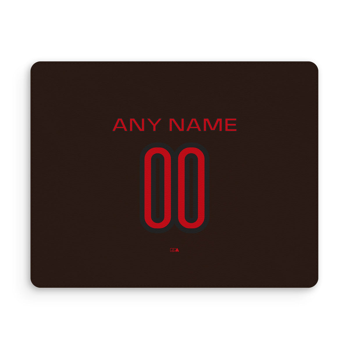Mouse pad with the Dinamo București 2026-27 Third football shirt design by RIPA Football