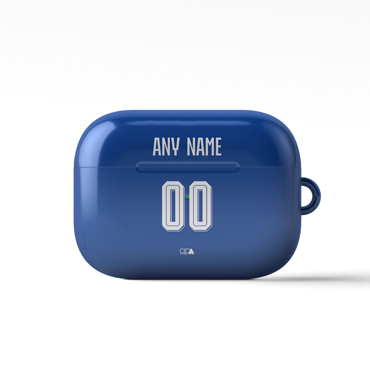 AirPods case with the Dinamo Zagreb 2026-27 Home football shirt design by RIPA Football