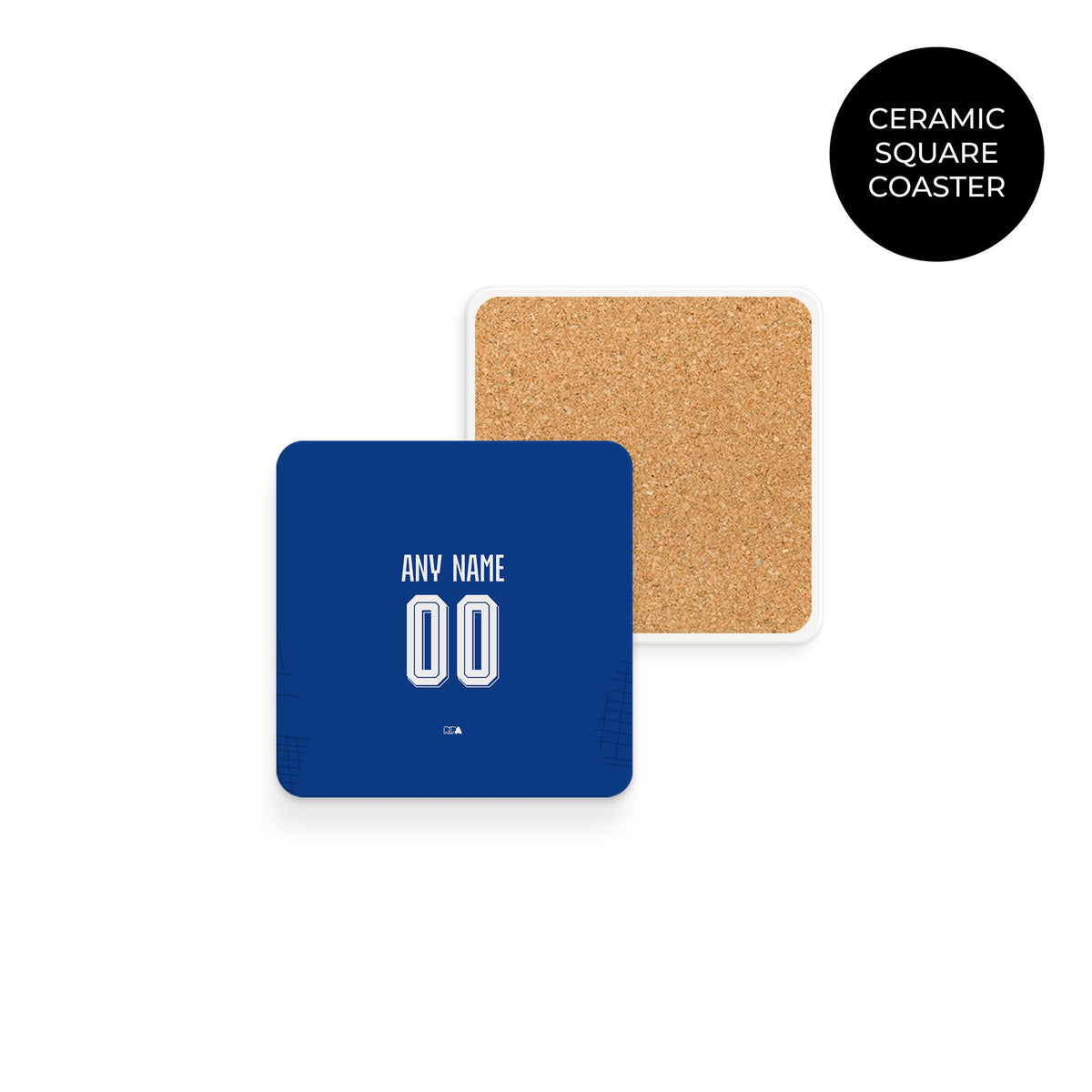 Coaster with the Dinamo Zagreb 2026-27 Home football shirt design by RIPA Football