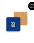 Coaster with the Dinamo Zagreb 2026-27 Home football shirt design by RIPA Football