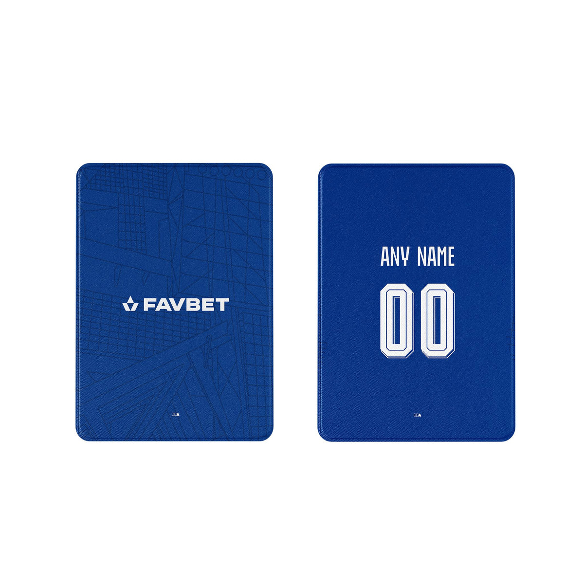 iPad case with the Dinamo Zagreb 2026-27 Home football shirt design by RIPA Football