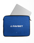 Laptop sleeve with the Dinamo Zagreb 2026-27 Home football shirt design by RIPA Football
