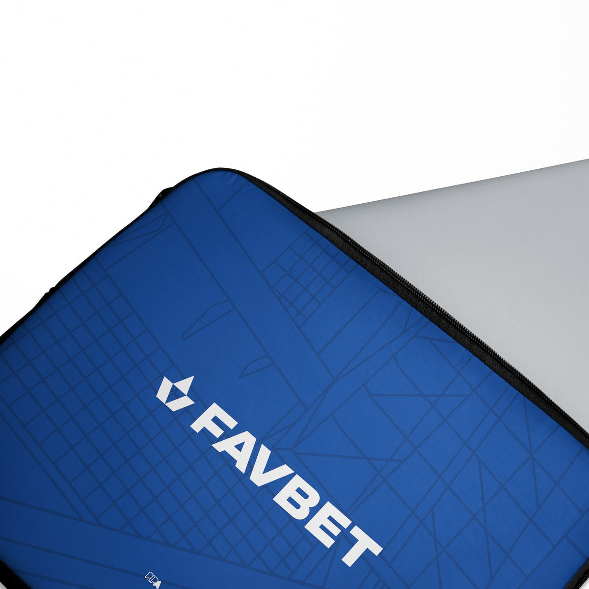 Laptop sleeve with the Dinamo Zagreb 2026-27 Home football shirt design by RIPA Football