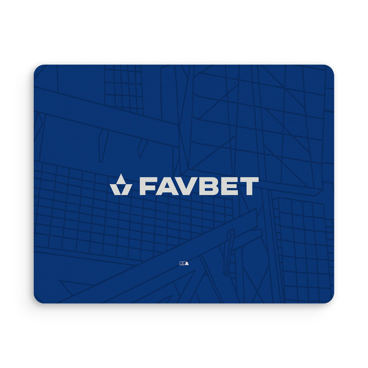 Mouse pad with the Dinamo Zagreb 2026-27 Home football shirt design by RIPA Football