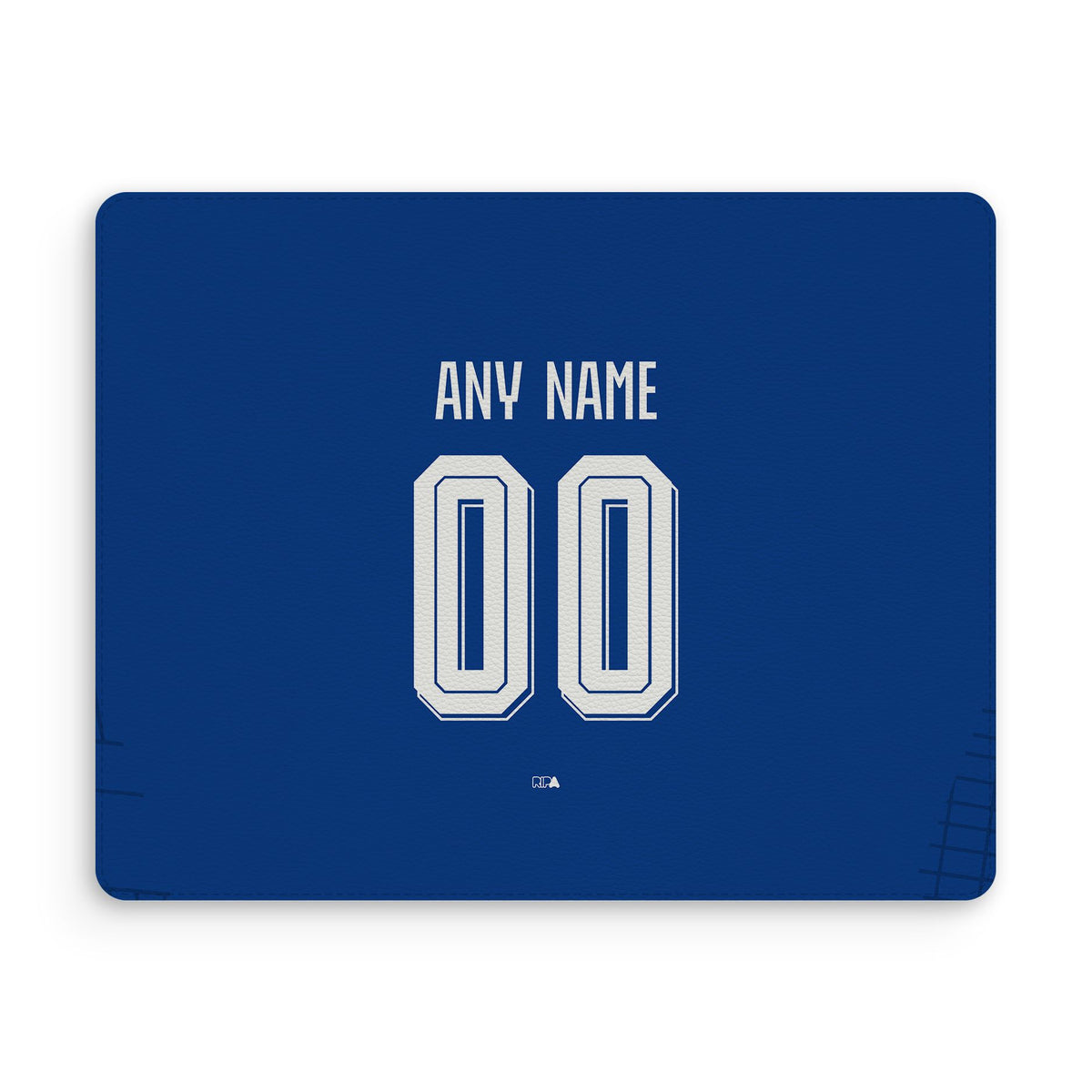 Mouse pad with the Dinamo Zagreb 2026-27 Home football shirt design by RIPA Football