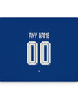 Mouse pad with the Dinamo Zagreb 2026-27 Home football shirt design by RIPA Football