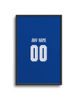 Print with the Dinamo Zagreb 2026-27 Home football shirt design by RIPA Football