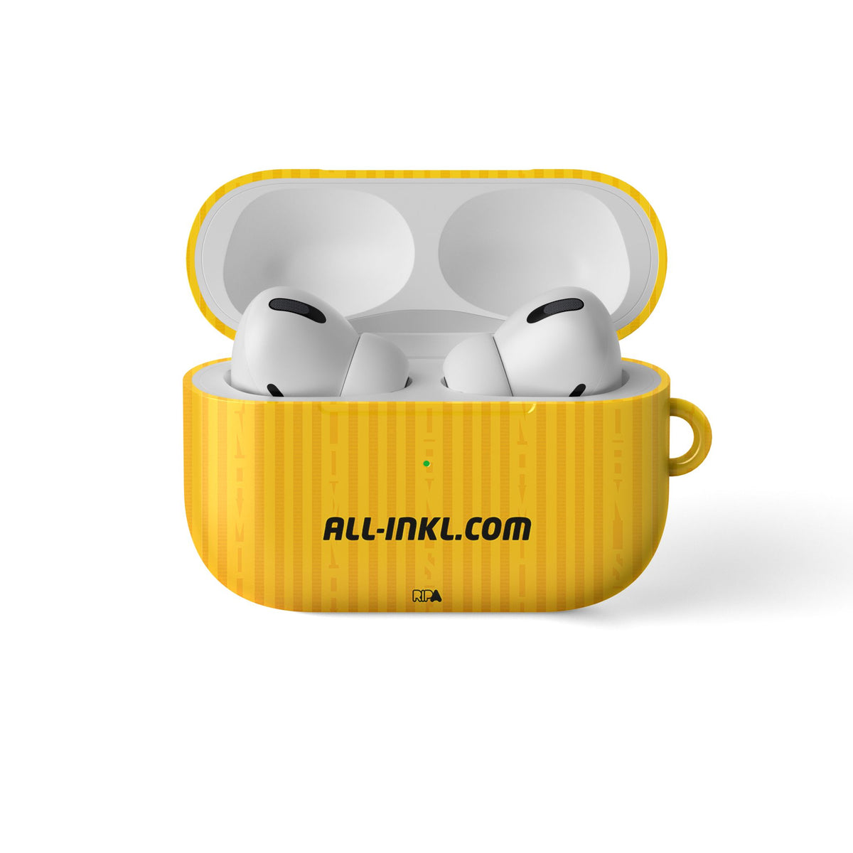 AirPods case with the Dynamo Dresden 2026-27 Home football shirt design by RIPA Football