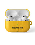 AirPods case with the Dynamo Dresden 2026-27 Home football shirt design by RIPA Football