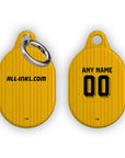 AirTag holder with the Dynamo Dresden 2026-27 Home football shirt design by RIPA Football