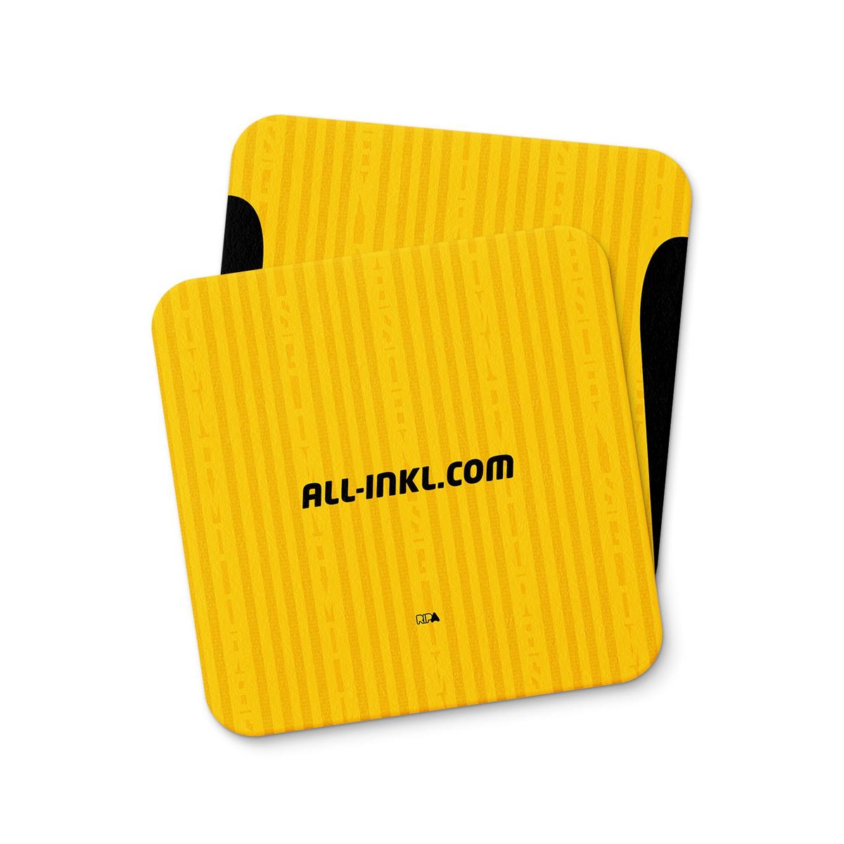 Coaster with the Dynamo Dresden 2026-27 Home football shirt design by RIPA Football