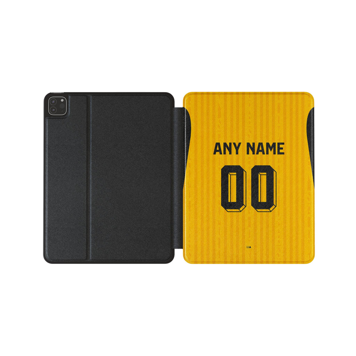 iPad case with the Dynamo Dresden 2026-27 Home football shirt design by RIPA Football
