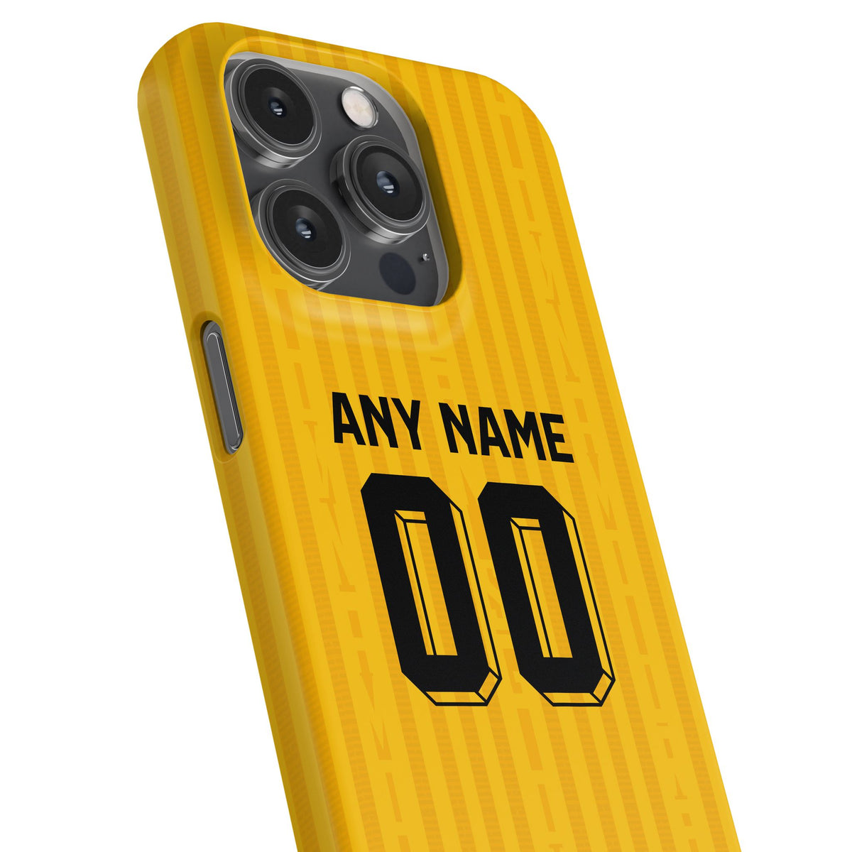 Phone case with the Dynamo Dresden 2026-27 Home football shirt design by RIPA Football