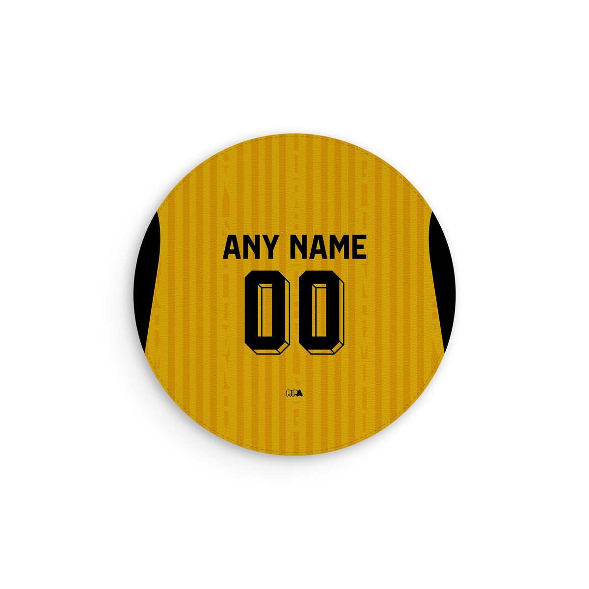 Mouse pad with the Dynamo Dresden 2026-27 Home football shirt design by RIPA Football
