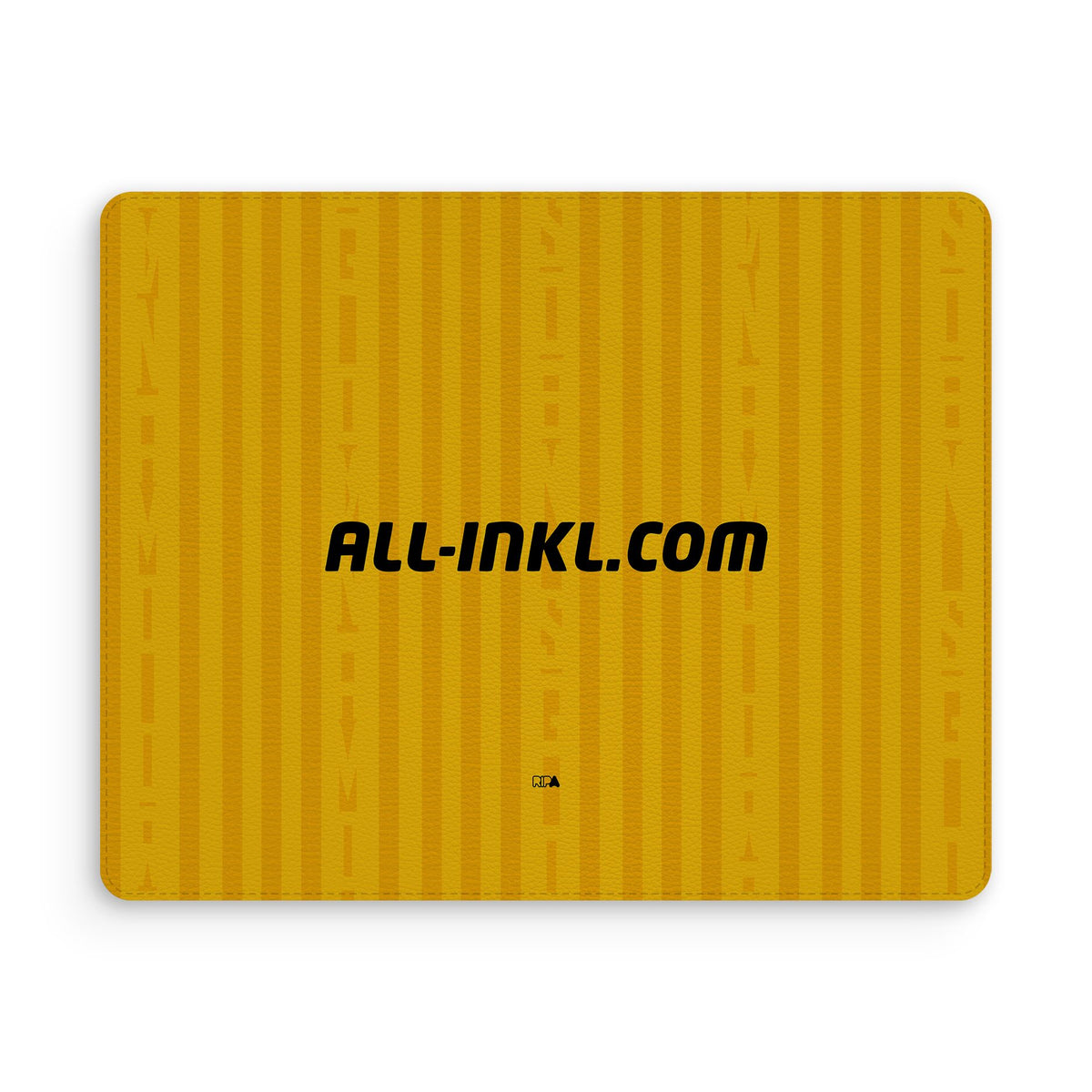 Mouse pad with the Dynamo Dresden 2026-27 Home football shirt design by RIPA Football