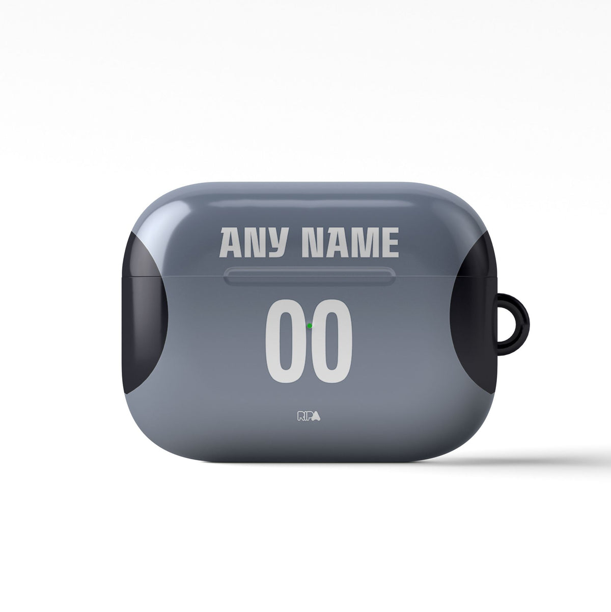AirPods case with the Eintracht Frankfurt 2025-26 Third football shirt design by RIPA Football