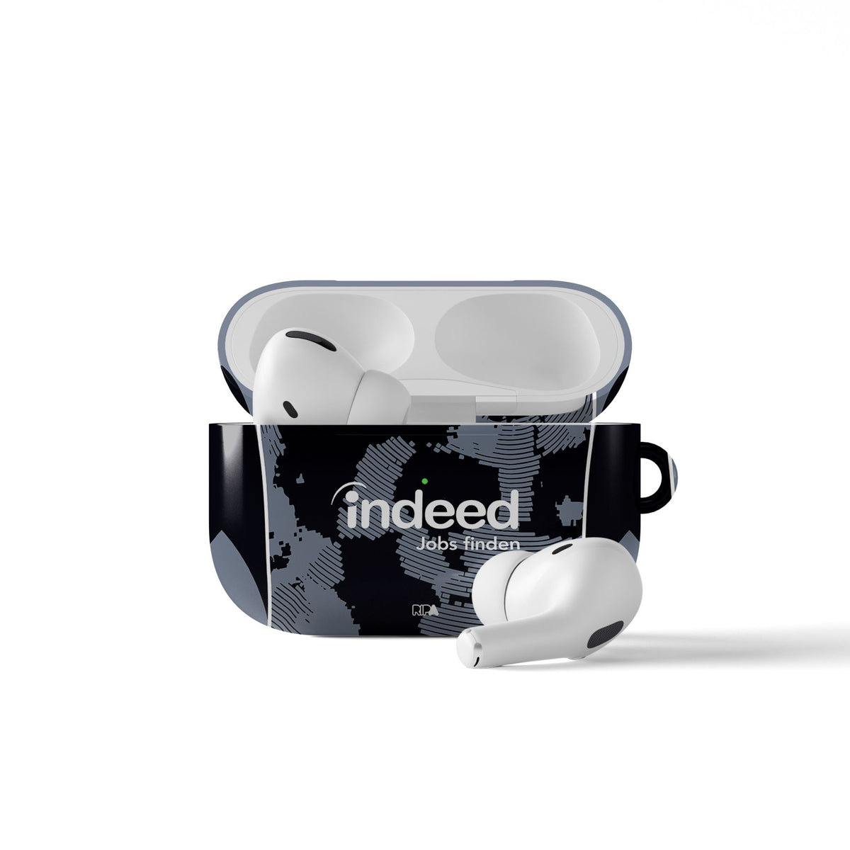AirPods case with the Eintracht Frankfurt 2025-26 Third football shirt design by RIPA Football