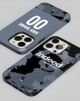 Phone case with the Eintracht Frankfurt 2025-26 Third football shirt design by RIPA Football