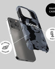Phone case with the Eintracht Frankfurt 2025-26 Third football shirt design by RIPA Football