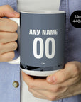 Mug with the Eintracht Frankfurt 2025-26 Third football shirt design by RIPA Football