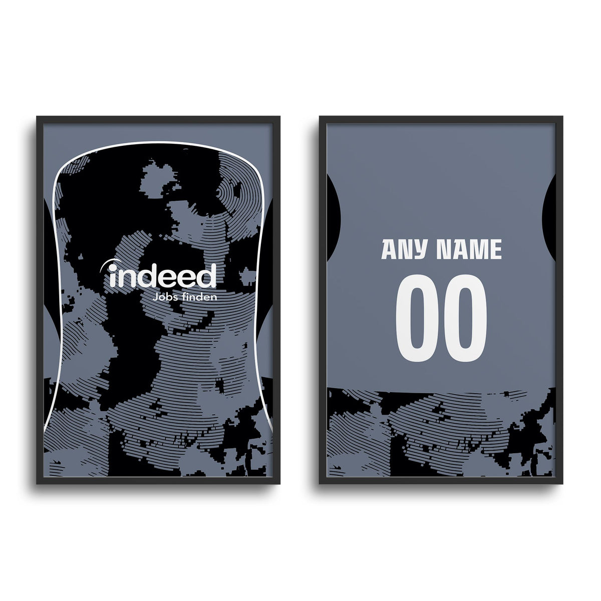 Print with the Eintracht Frankfurt 2025-26 Third football shirt design by RIPA Football