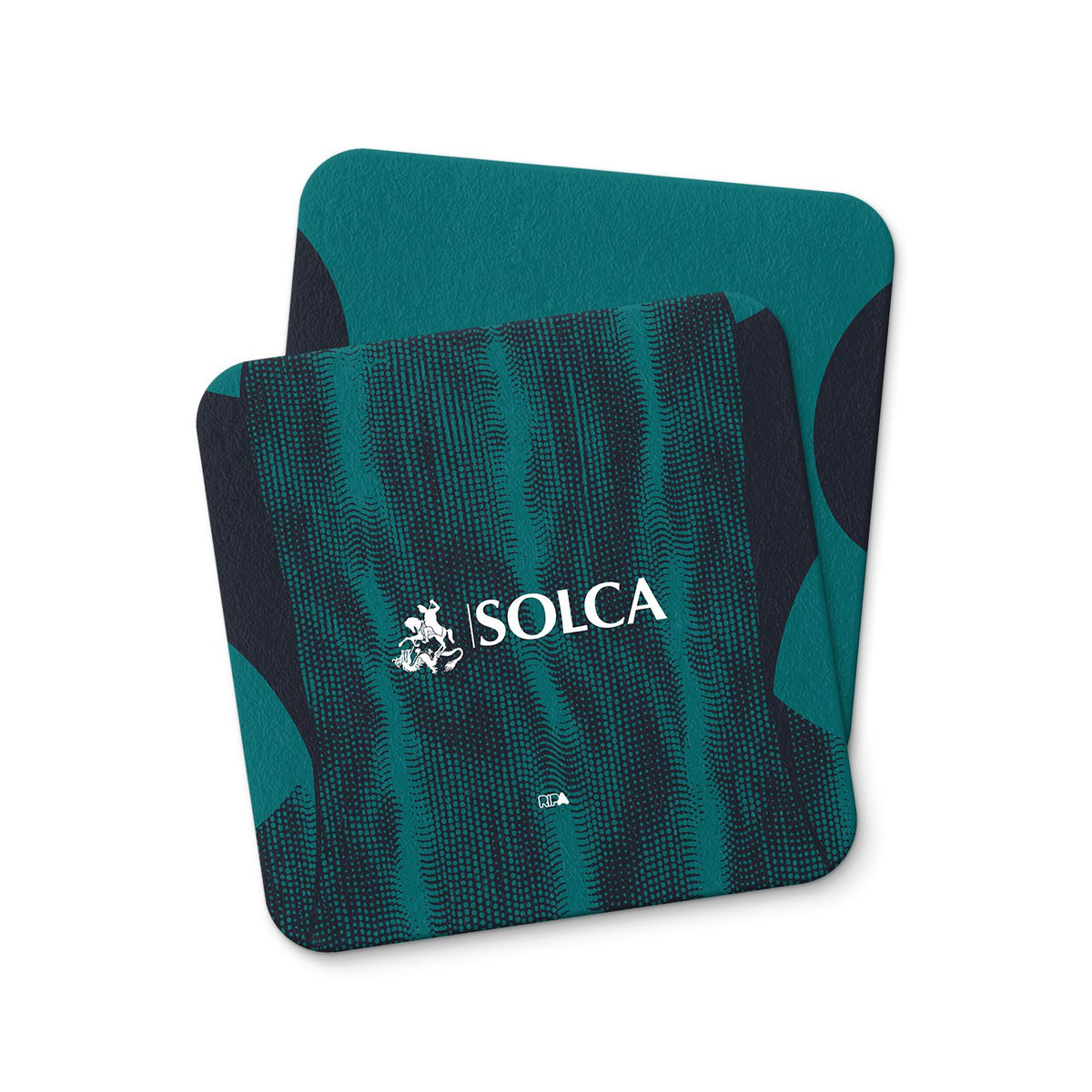 Coaster with the Emelec 2026 Third football shirt design by RIPA Football