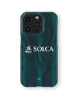 Phone case with the Emelec 2026 Third football shirt design by RIPA Football