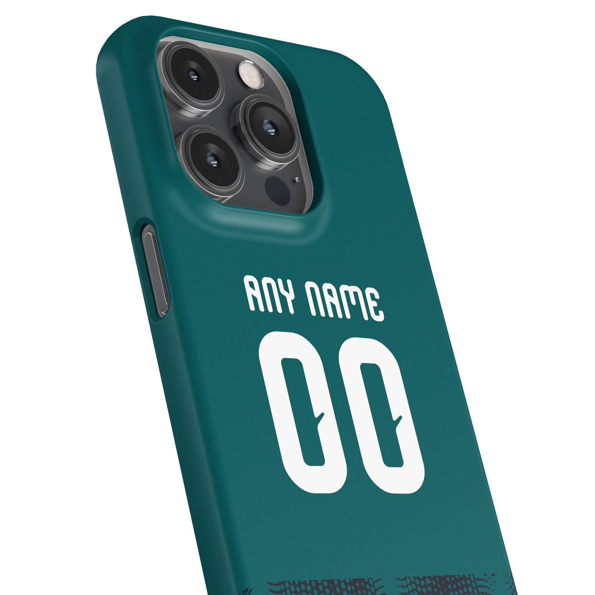 Phone case with the Emelec 2026 Third football shirt design by RIPA Football