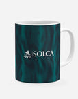 Mug with the Emelec 2026 Third football shirt design by RIPA Football