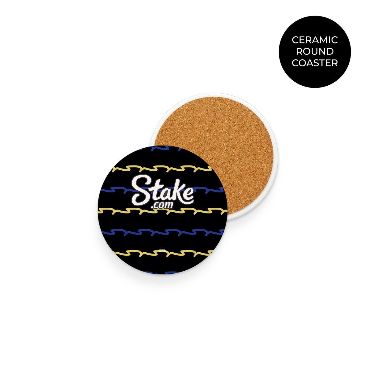 Coaster with the Everton 2025-26 Third football shirt design by RIPA Football