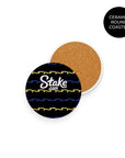 Coaster with the Everton 2025-26 Third football shirt design by RIPA Football