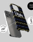 Phone case with the Everton 2025-26 Third football shirt design by RIPA Football