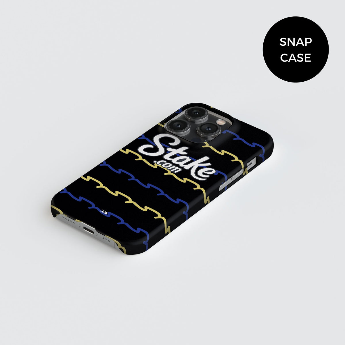 Phone case with the Everton 2025-26 Third football shirt design by RIPA Football