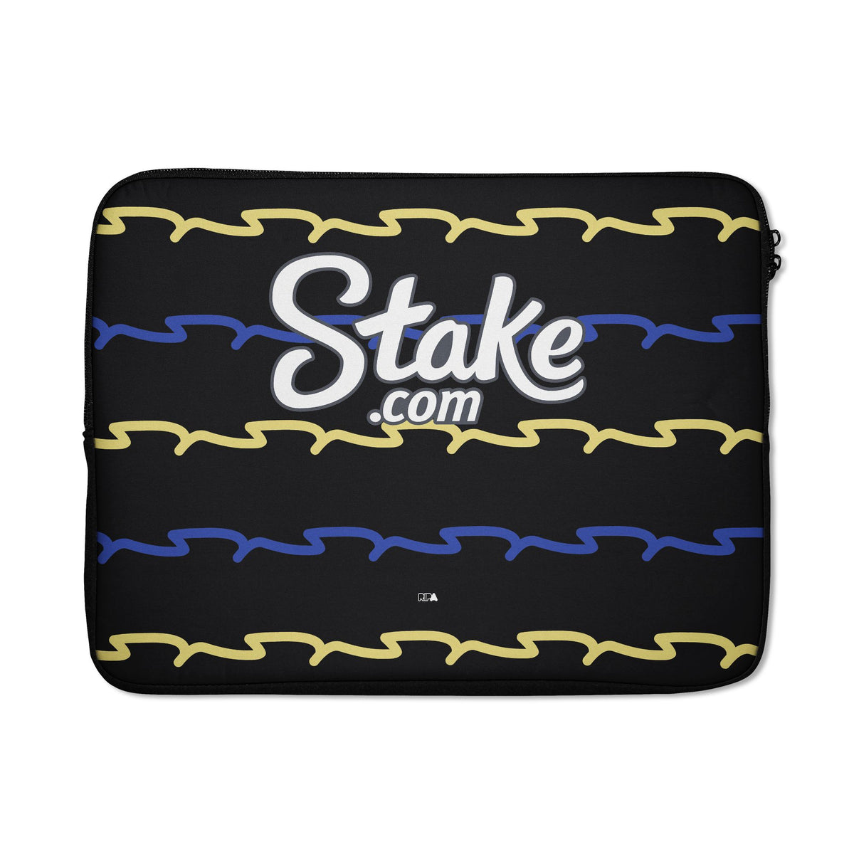 Laptop sleeve with the Everton 2025-26 Third football shirt design by RIPA Football