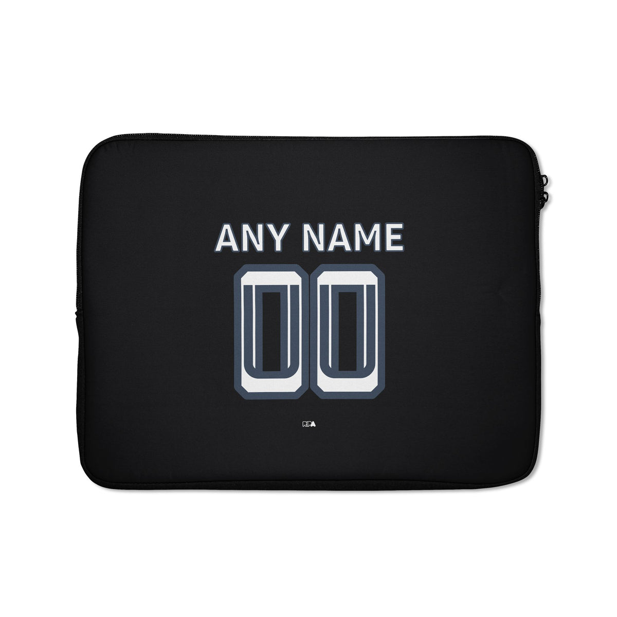 Laptop sleeve with the Everton 2025-26 Third football shirt design by RIPA Football