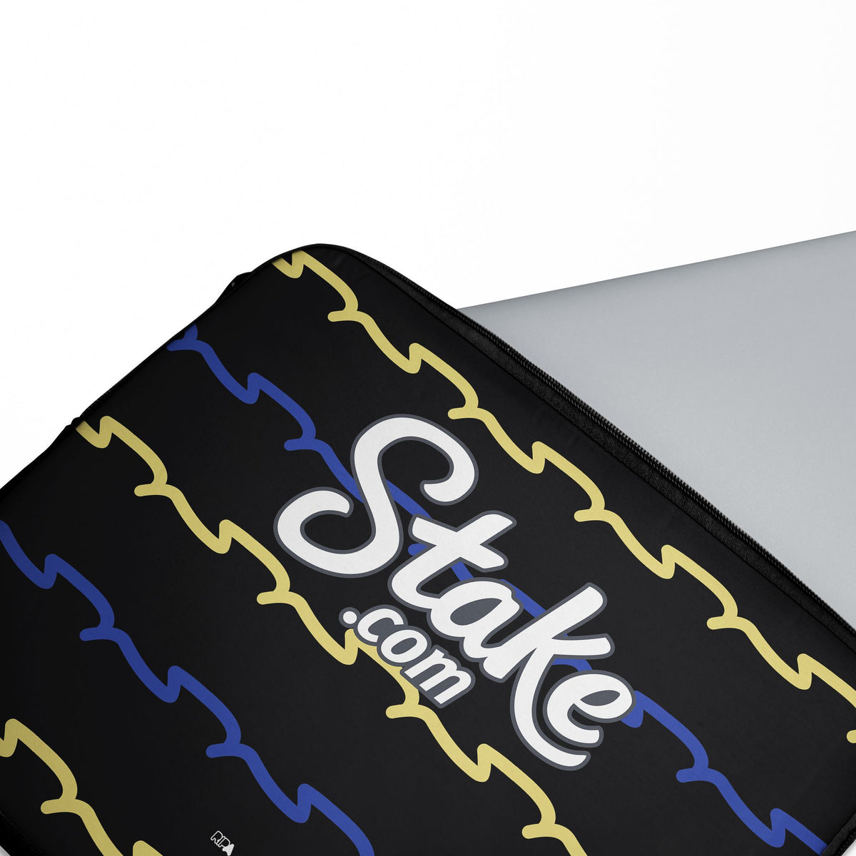 Laptop sleeve with the Everton 2025-26 Third football shirt design by RIPA Football